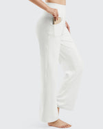 G4Free - Wide Leg Pants Woman Yoga Pants with Pockets 28 -PM20D06AG-XS-PM20D06AA-Black-S-PM20D06AB-Black-M-PM20D06AC-Black-L-PM20D06AD-Black-XL