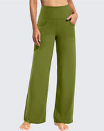 G4Free - Wide Leg Pants Woman Yoga Pants with Pockets Petite -PM23D151AA-S-PM23D151AB-M-PM23D151AC-L-PM23D151AD-XL-PM23D151AE-XXL