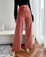 G4Free - Wide Leg Pants Woman Yoga Pants with Pockets Regular -PM20D06AG-XS-PM20D06AA-Black-S-PM20D06AB-Black-M-PM20D06AC-Black-L-PM20D06AD-Black-XL