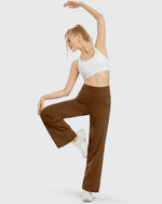 G4Free - Wide Leg Pants Woman Yoga Pants with Pockets Tall -PM23D152AA-S