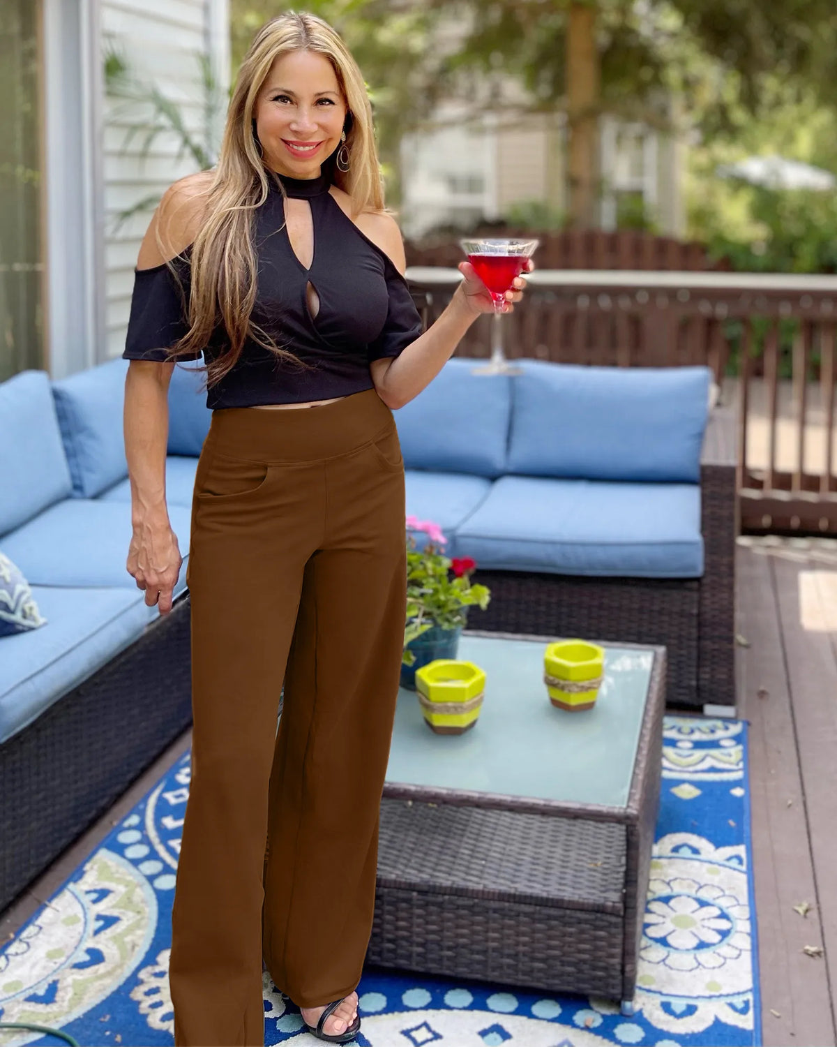 G4Free - Wide Leg Pants Woman Yoga Pants with Pockets Tall -PM23D152AA-S-PM23D152AB-M-PM23D152AC-L-PM23D152AD-XL-PM23D152AE-XXL