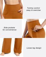 G4Free - Wide Leg Pants Woman Yoga Pants with Pockets Tall -PM23D152AA-S-PM23D152AB-M-PM23D152AC-L-PM23D152AD-XL-PM23D152AE-XXL