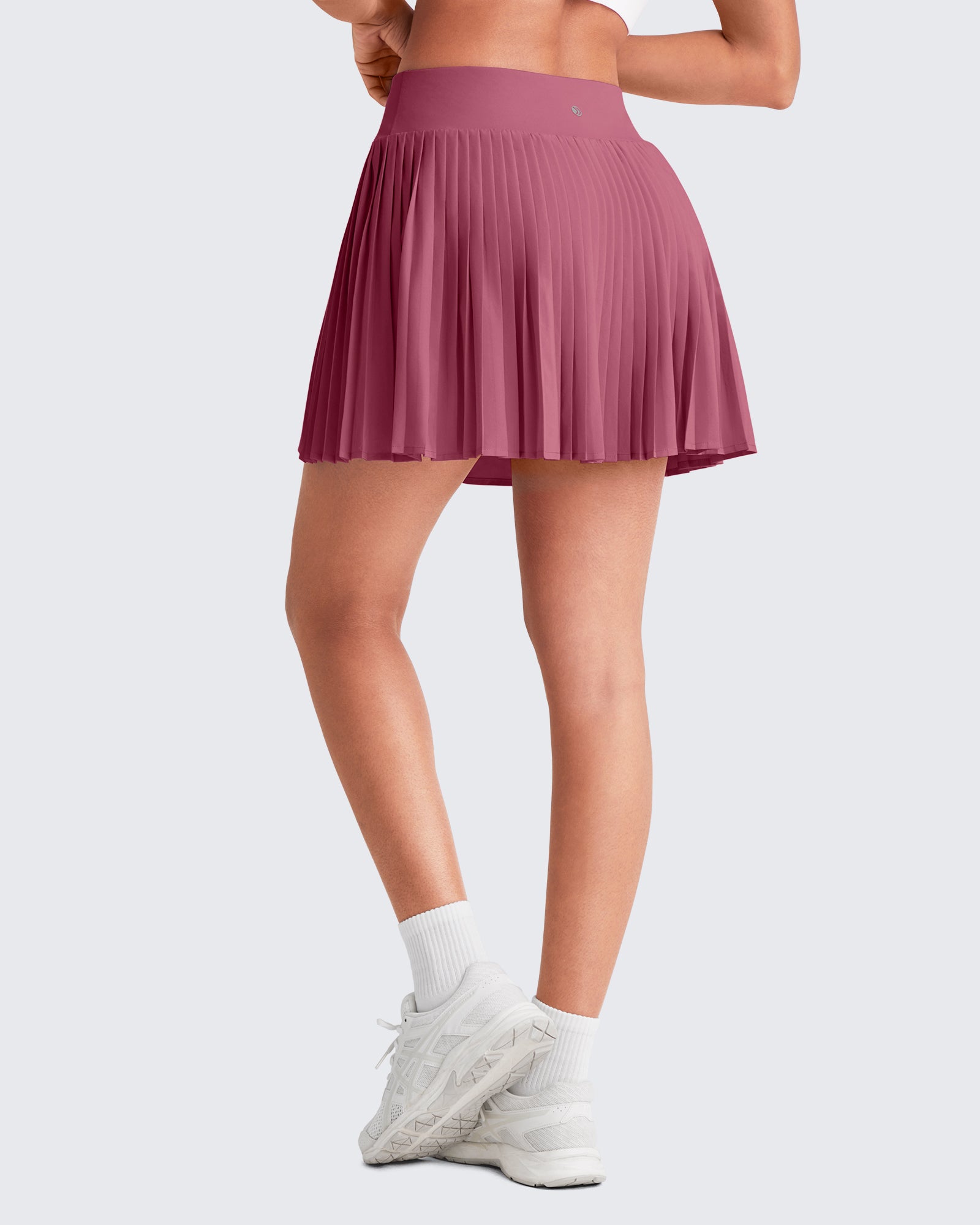 G4Free - Wrapped  Front Pleated Tennis A Line Skirts -GF25H410CA-S-GF25H410CB-M-GF25H410CC-L-GF25H410CD-XL-GF25H410CE-XXL
