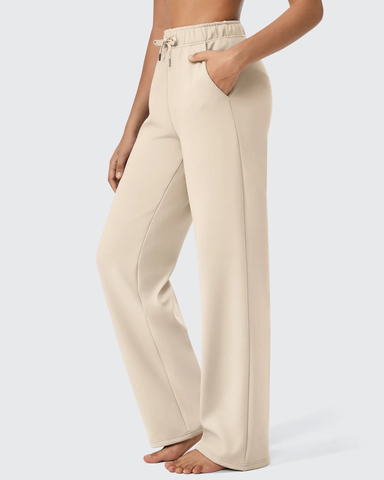 EverGoing Loose Fleece Lined Drawstring Casual Pants Regular