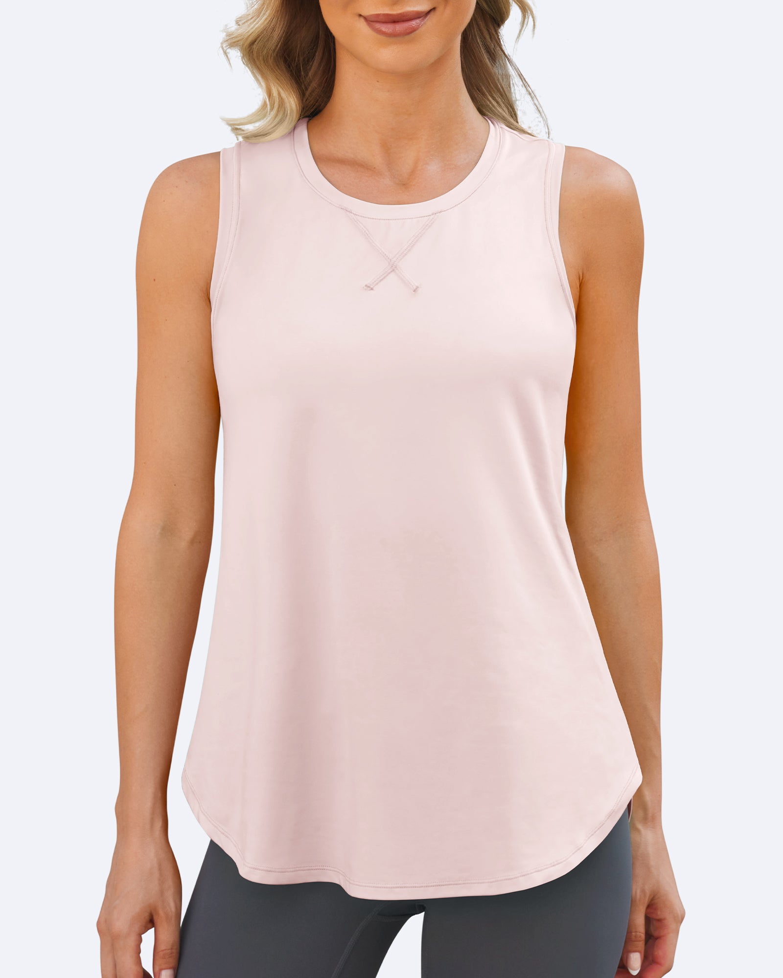 G4Free Activewear Quick Dry Scoop Neck Sleeveless Tanks 