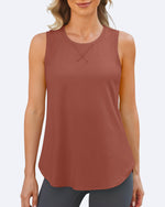 G4Free Activewear Quick Dry Scoop Neck Sleeveless Tanks 
