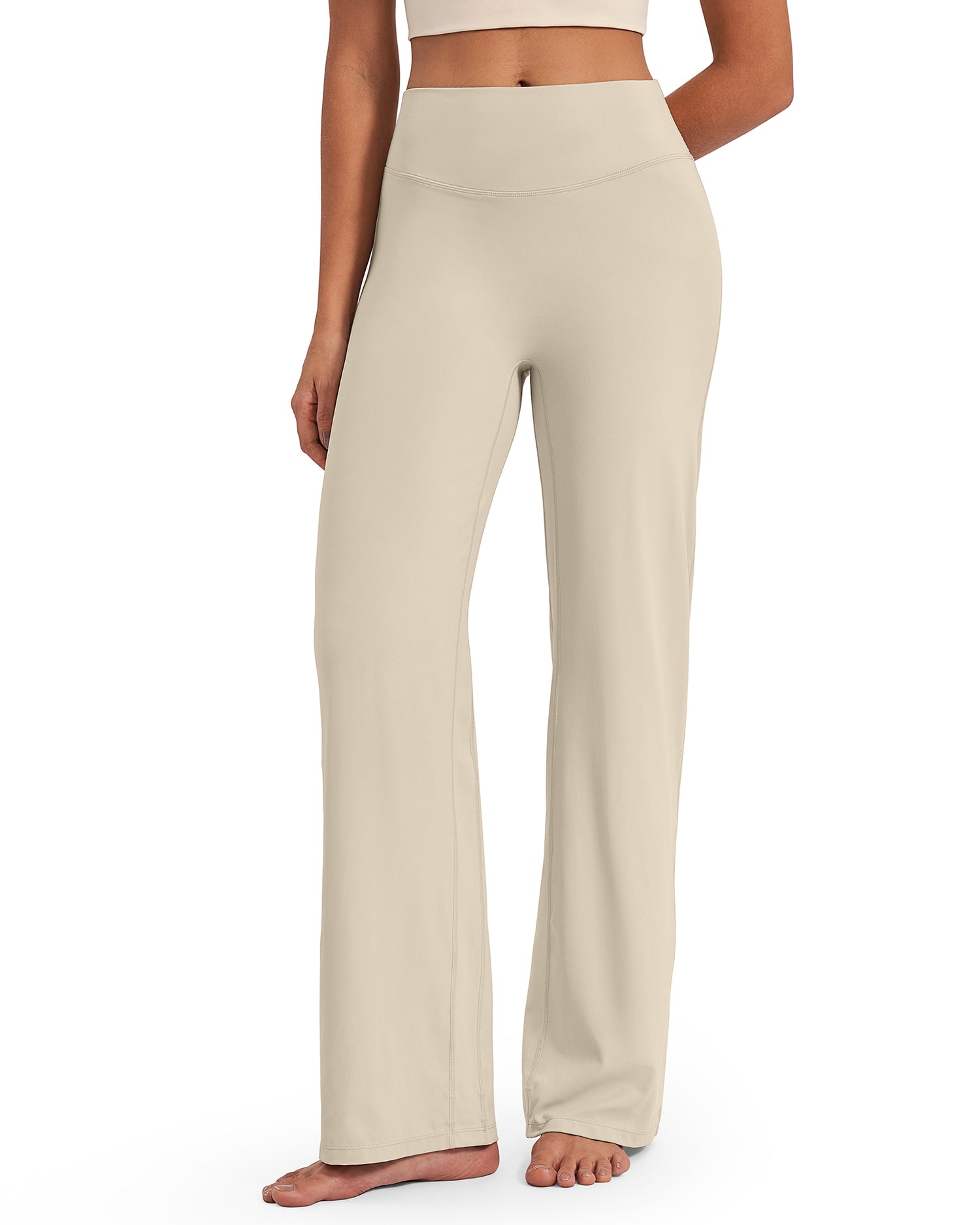 BareFeel Wide Leg High-Waisted Pants