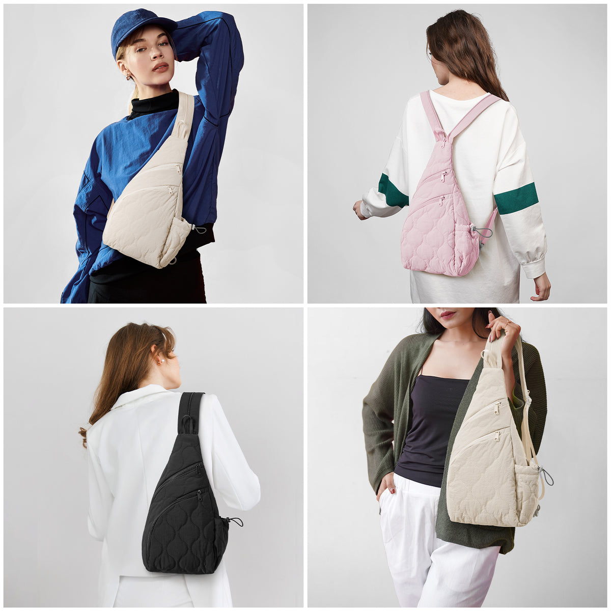 G4Free G4Free Women Daily Outings Sling Daypack Bag 