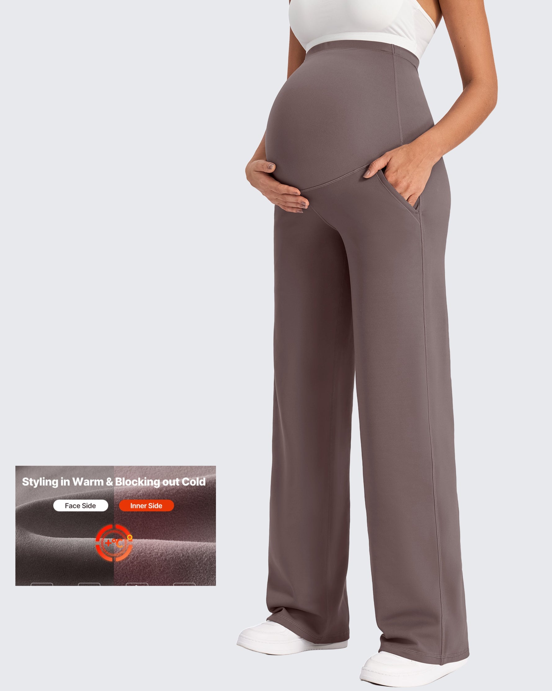 G4Free Activewear - Fleece-Lined Maternity Warm Work Trousers -GF25JY298AF-XS-GF25JY299AF-XS-GF25JY300AF-XS-GF25JY298AA-S-GF25JY299AA-S