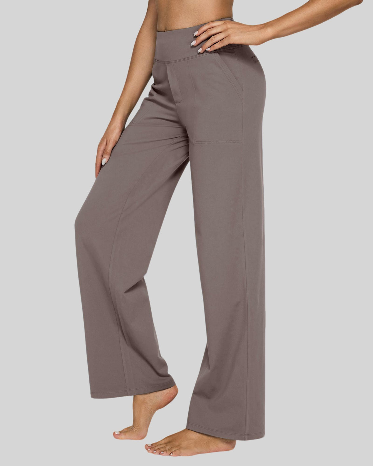 G4free Loose High-Rise Business Casual Pants 