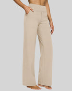 G4free Loose High-Rise Business Casual Pants 