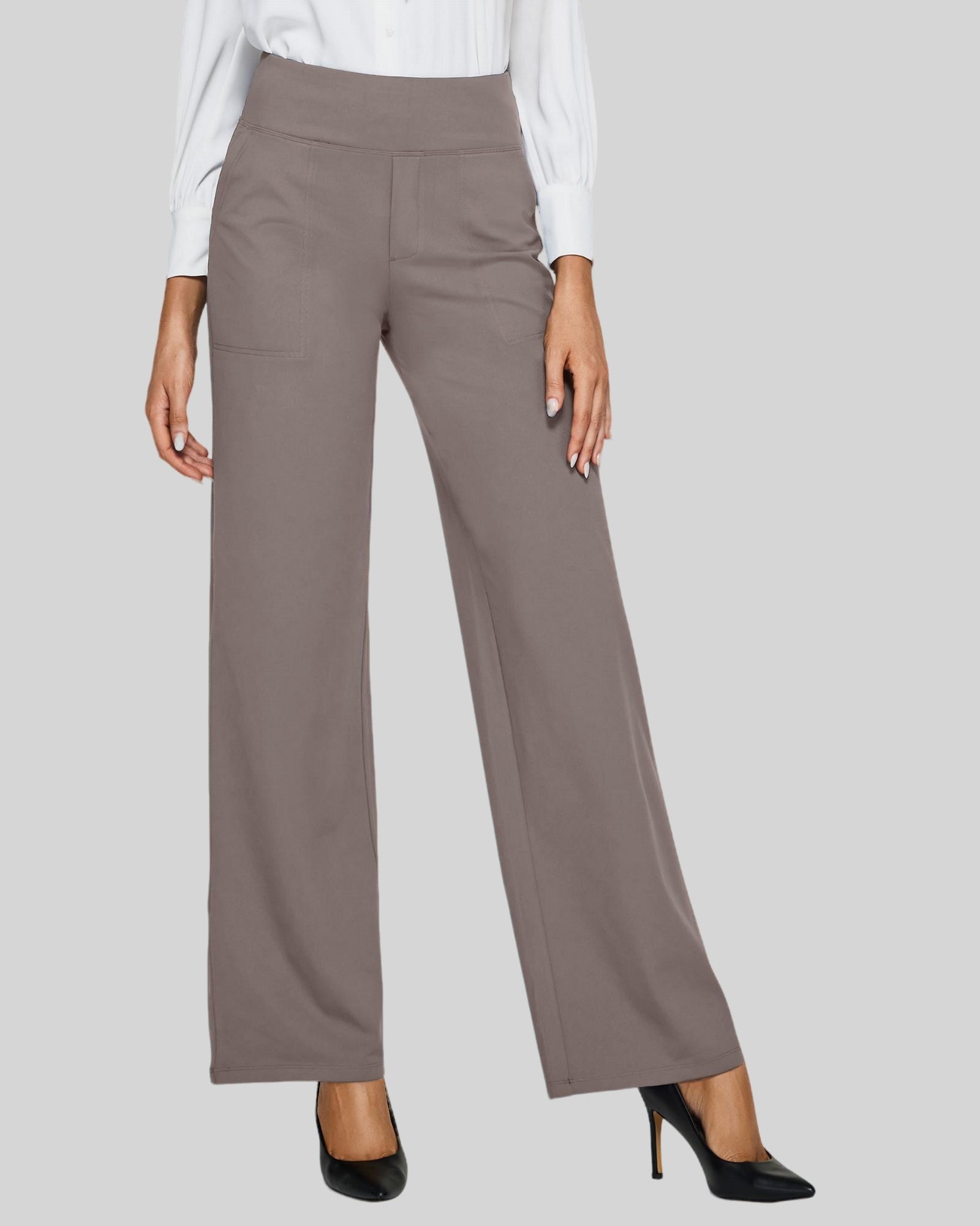 G4free Loose High-Rise Business Casual Pants 