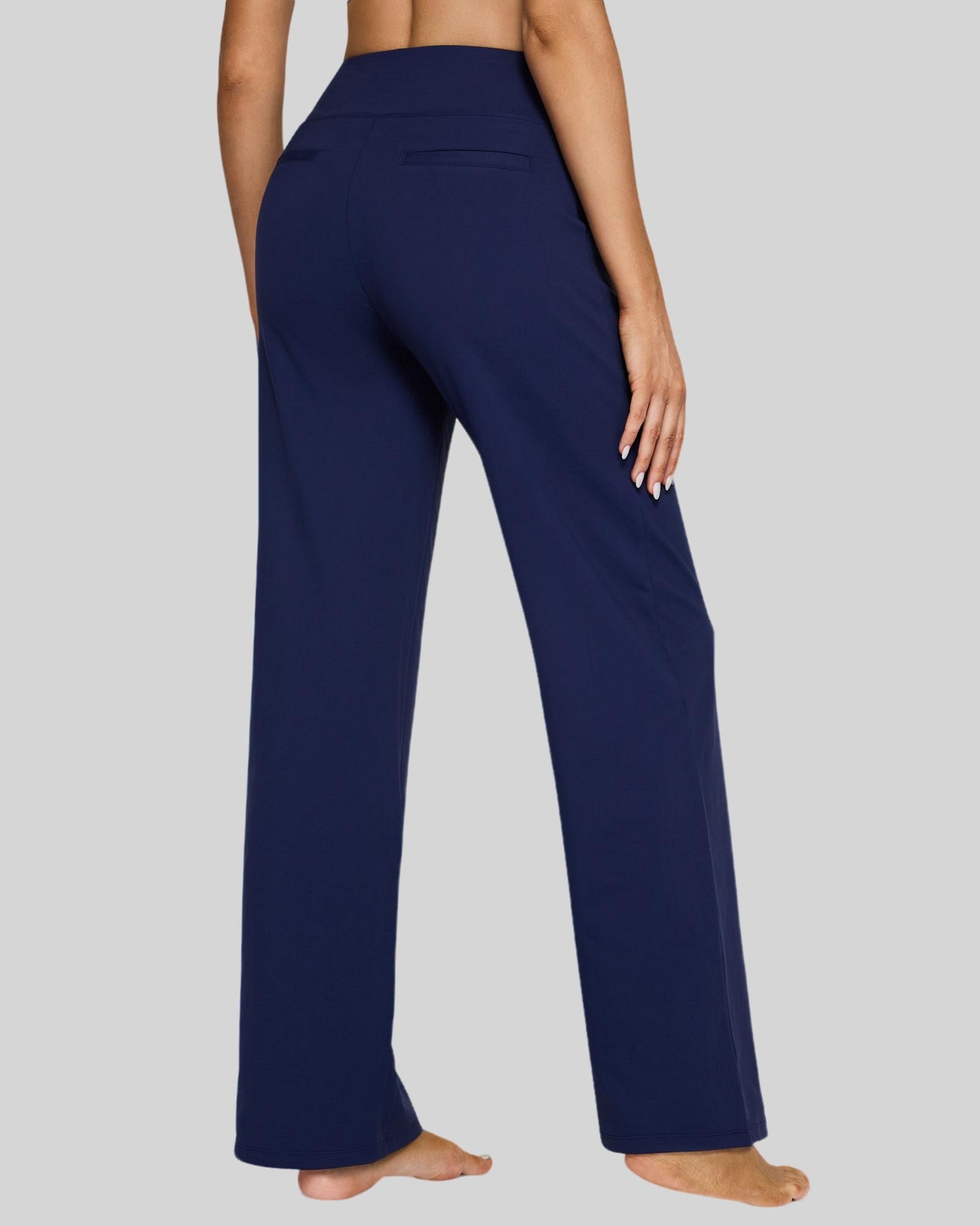 Loose High-Rise Business Casual Pants 