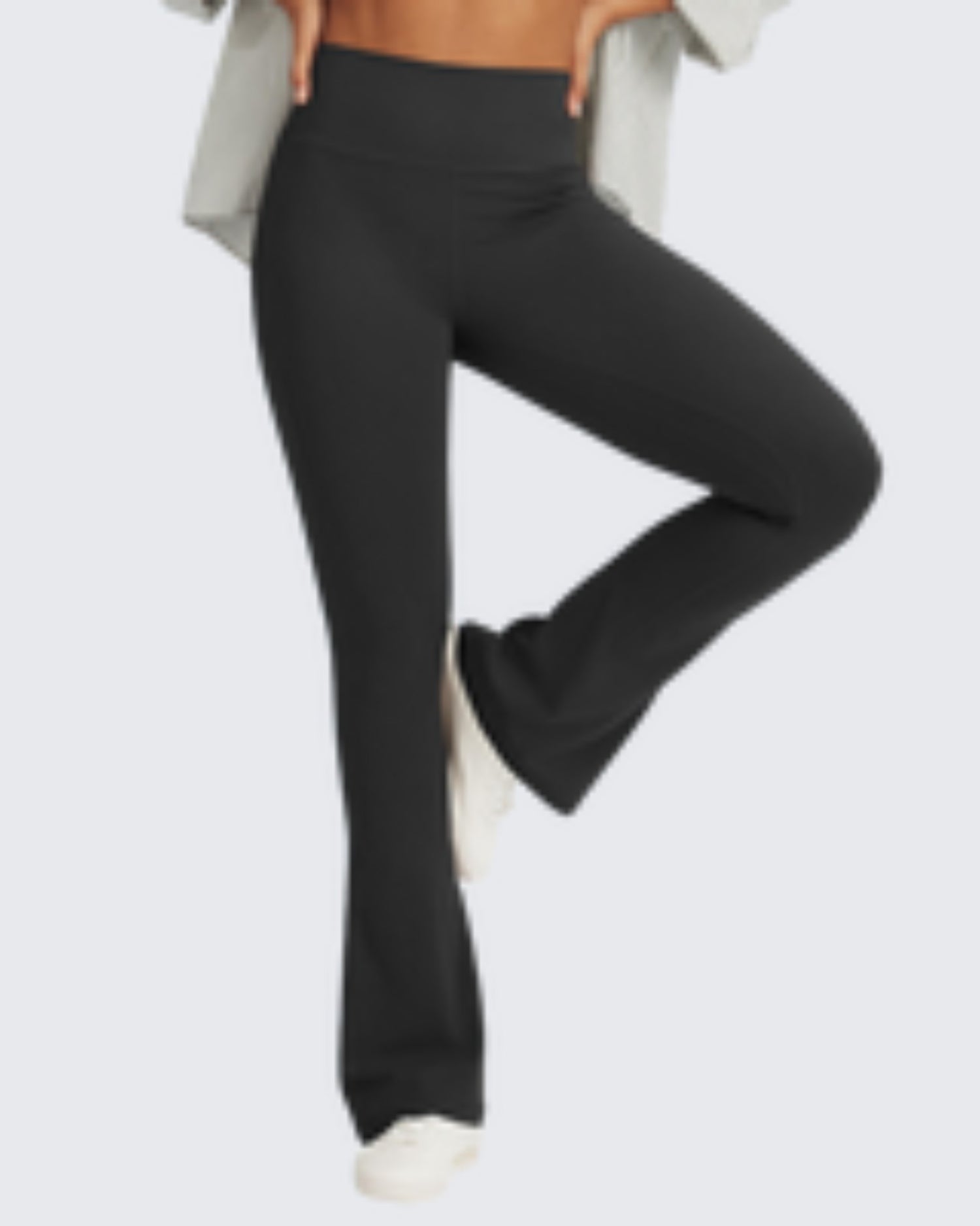 BareFeel Casual High-Waisted Mini Flare Pants