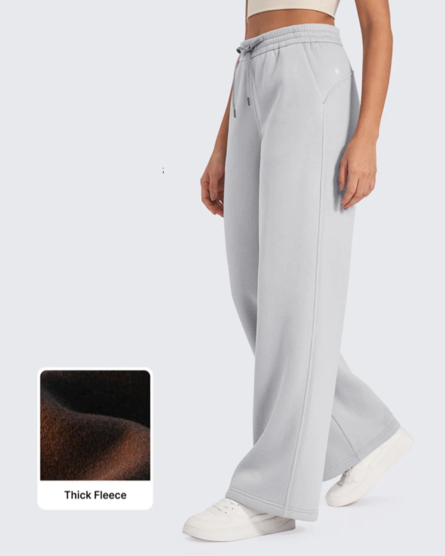 Flurrylux Fleece Lined Drawstring High-Waist Pants