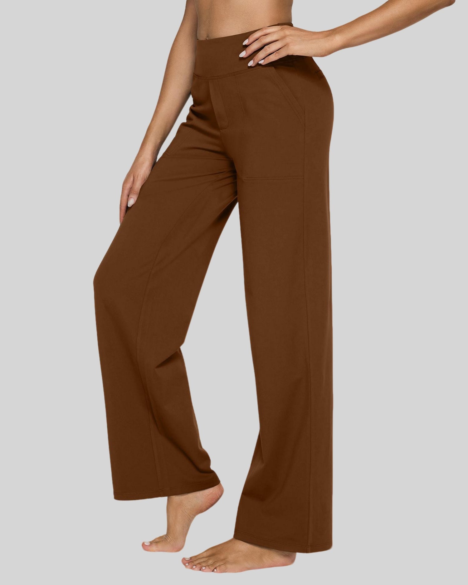 G4free Loose High-Rise Business Casual Pants 