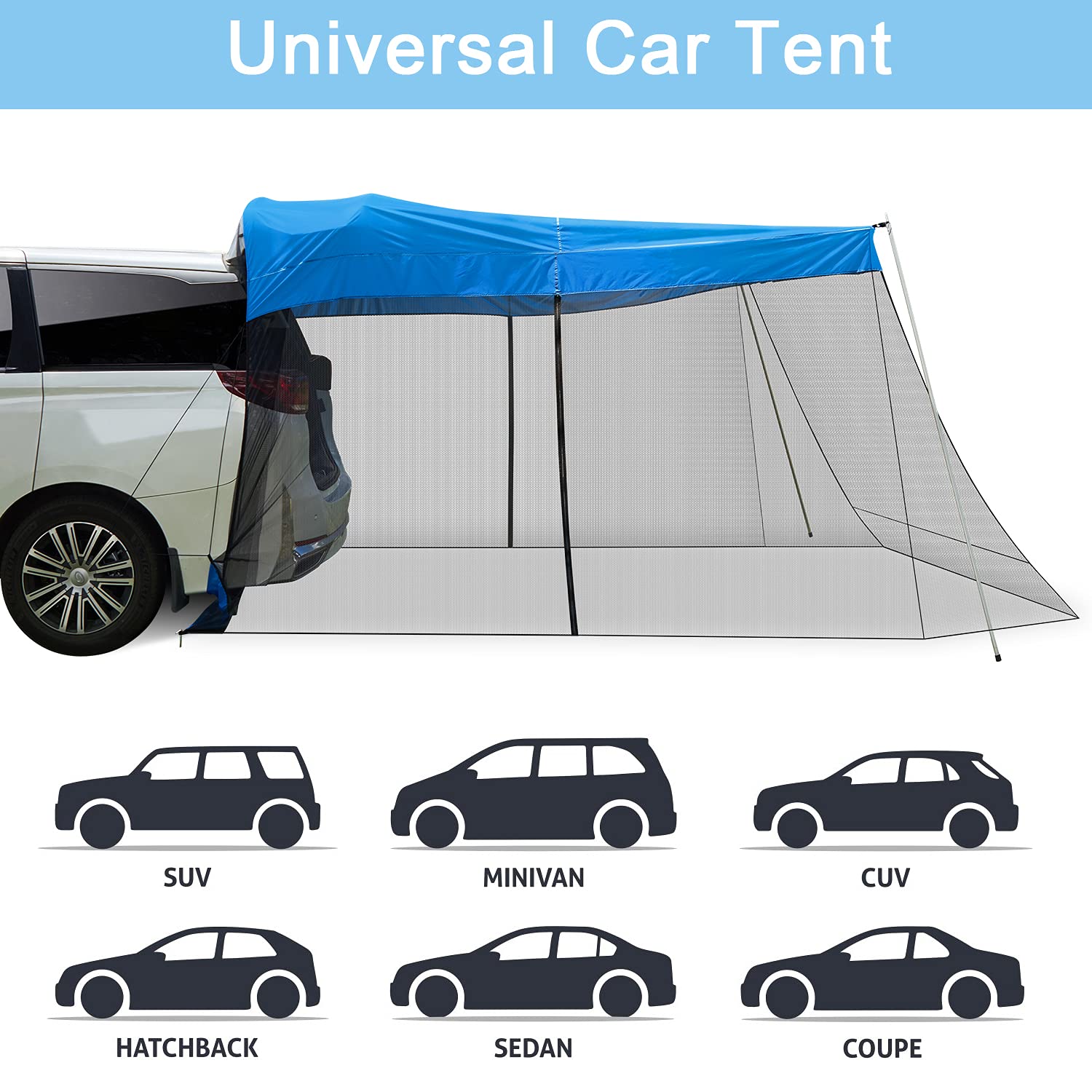 G4Free Car Tent with Mosquito Net