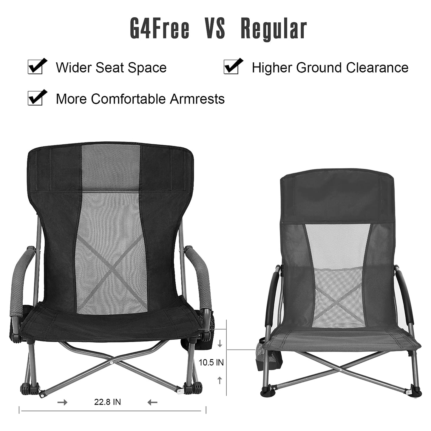 G4Free Folding Beach Chair