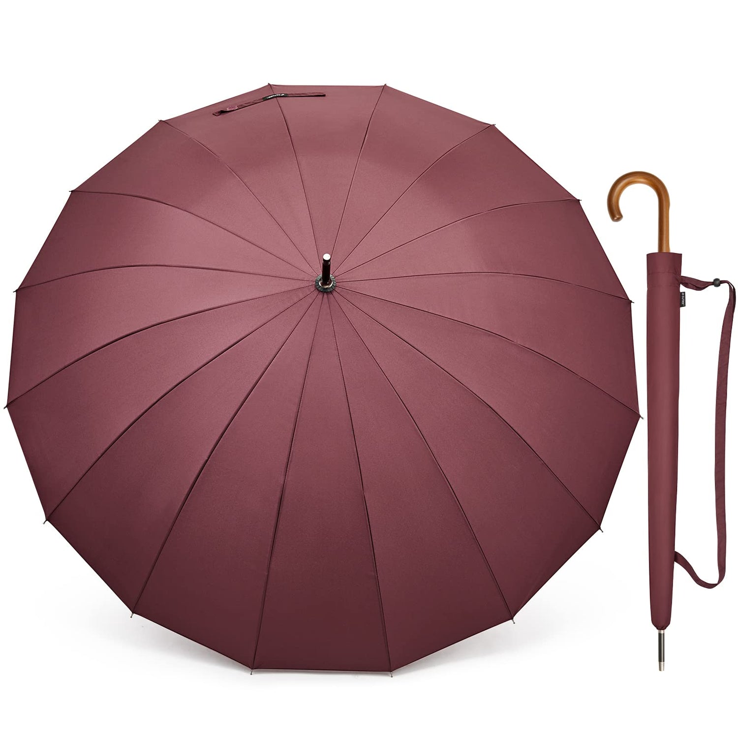 G4Free Activewear - G4Free 54 Inch 16 Ribs Large Windproof Umbrella for 2 Persons -NT22A136A-NT22A136B-NT22A136C