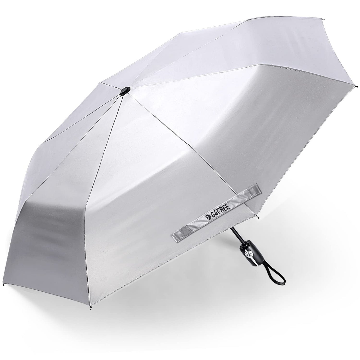 G4Free 46 Inch Auto Open UPF 50+ UV Protection Large Travel Umbrella