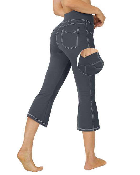  G4Free Women's Fleece Lined Bootcut Pants Strechy Yoga