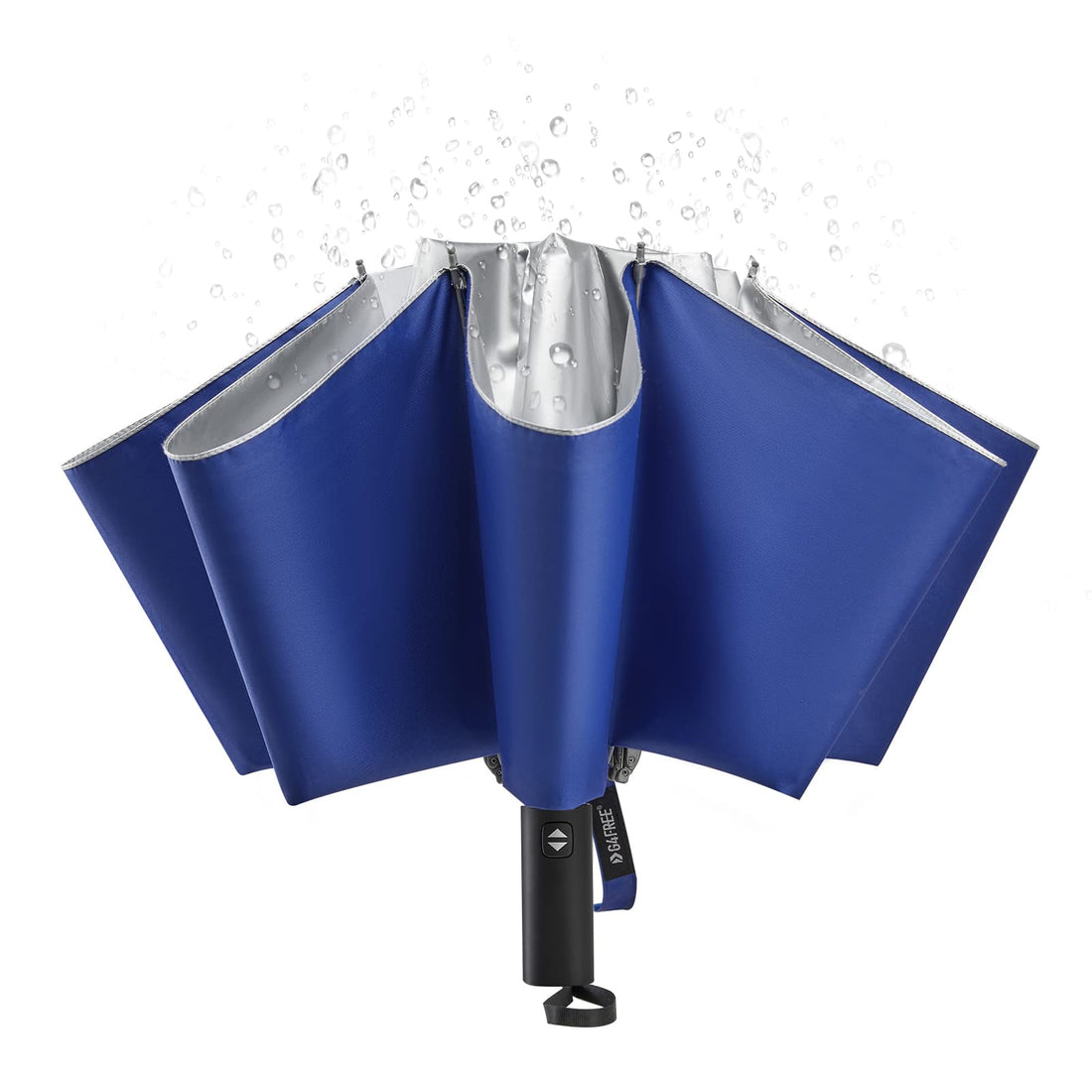 G4Free G4Free UPF 50+ UV Protection 54 Inch Large Reverse Travel Umbrella # UV Protection Blue