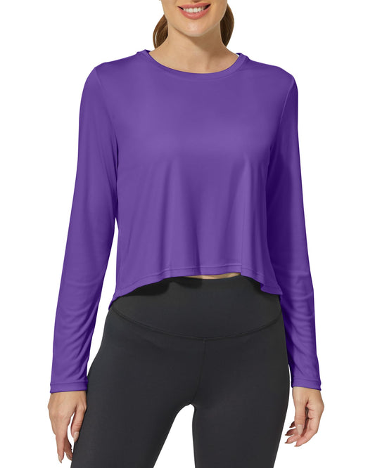 Long Sleeve UV Workout Shirts