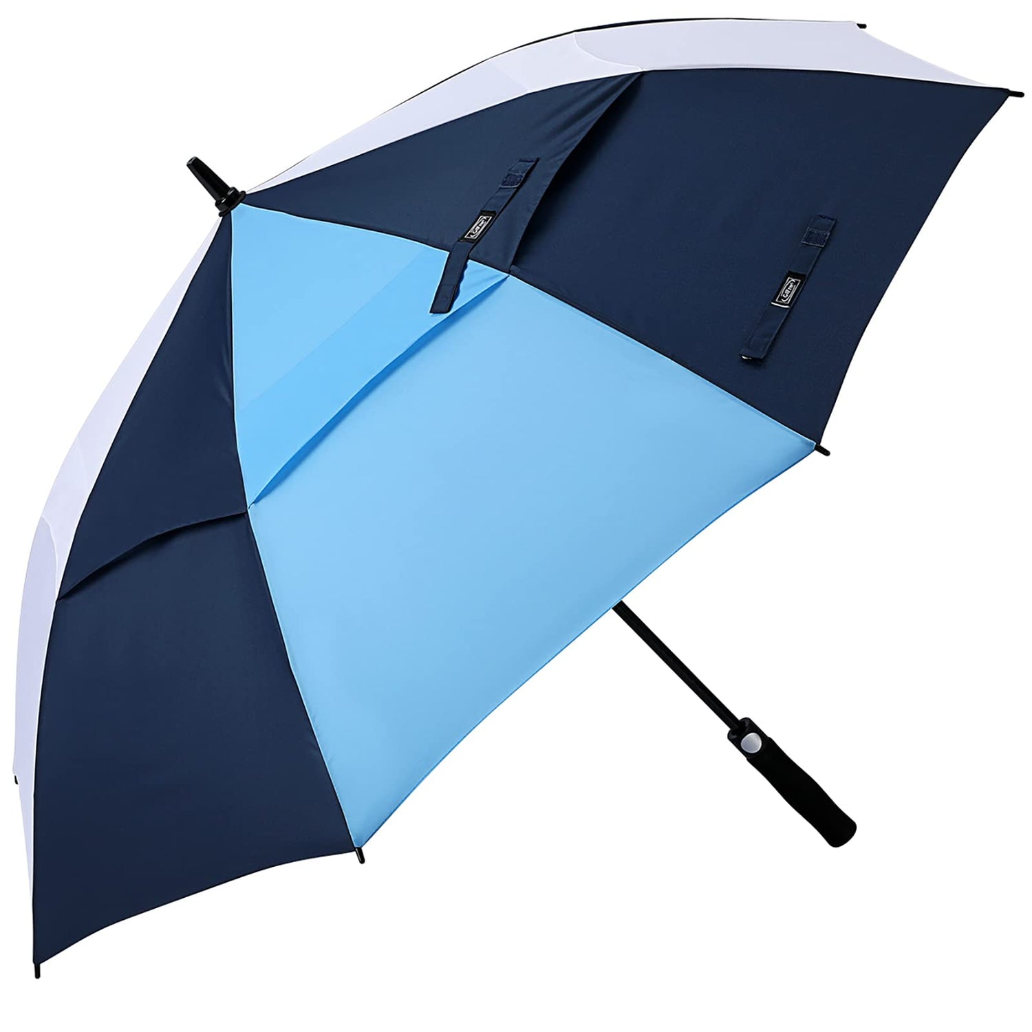 G4Free Automatic Open Golf Umbrella Double Canopy Vented Stick Umbrellas