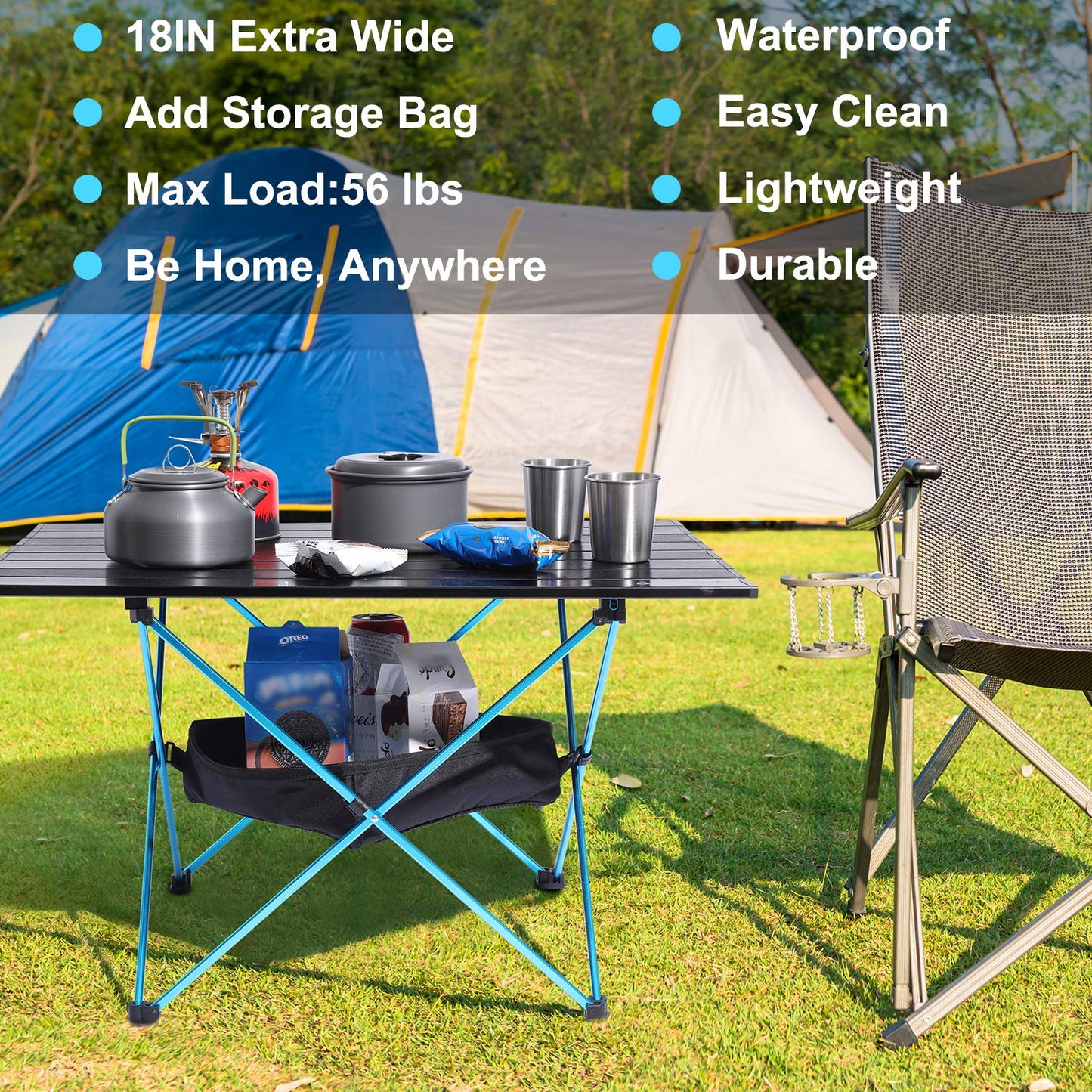 G4Free Camping Table Folding Portable