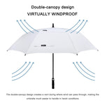G4Free Automatic Open Golf Umbrella Double Canopy Vented Sti