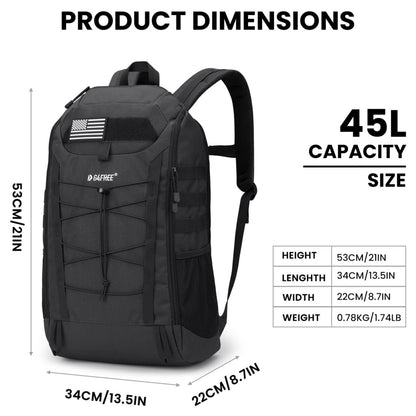 G4Free 45L Military Tactical Backpack