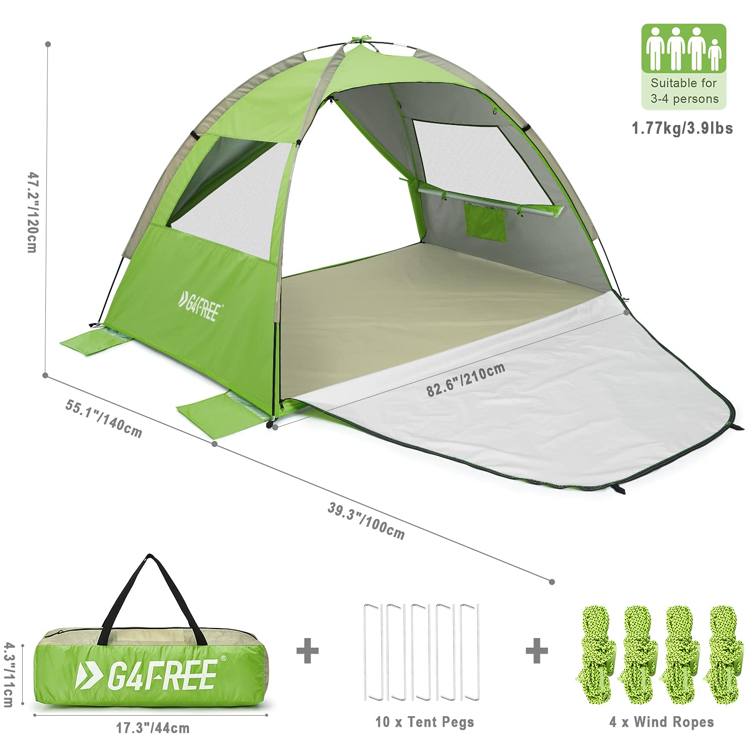 G4free pop up tent best sale