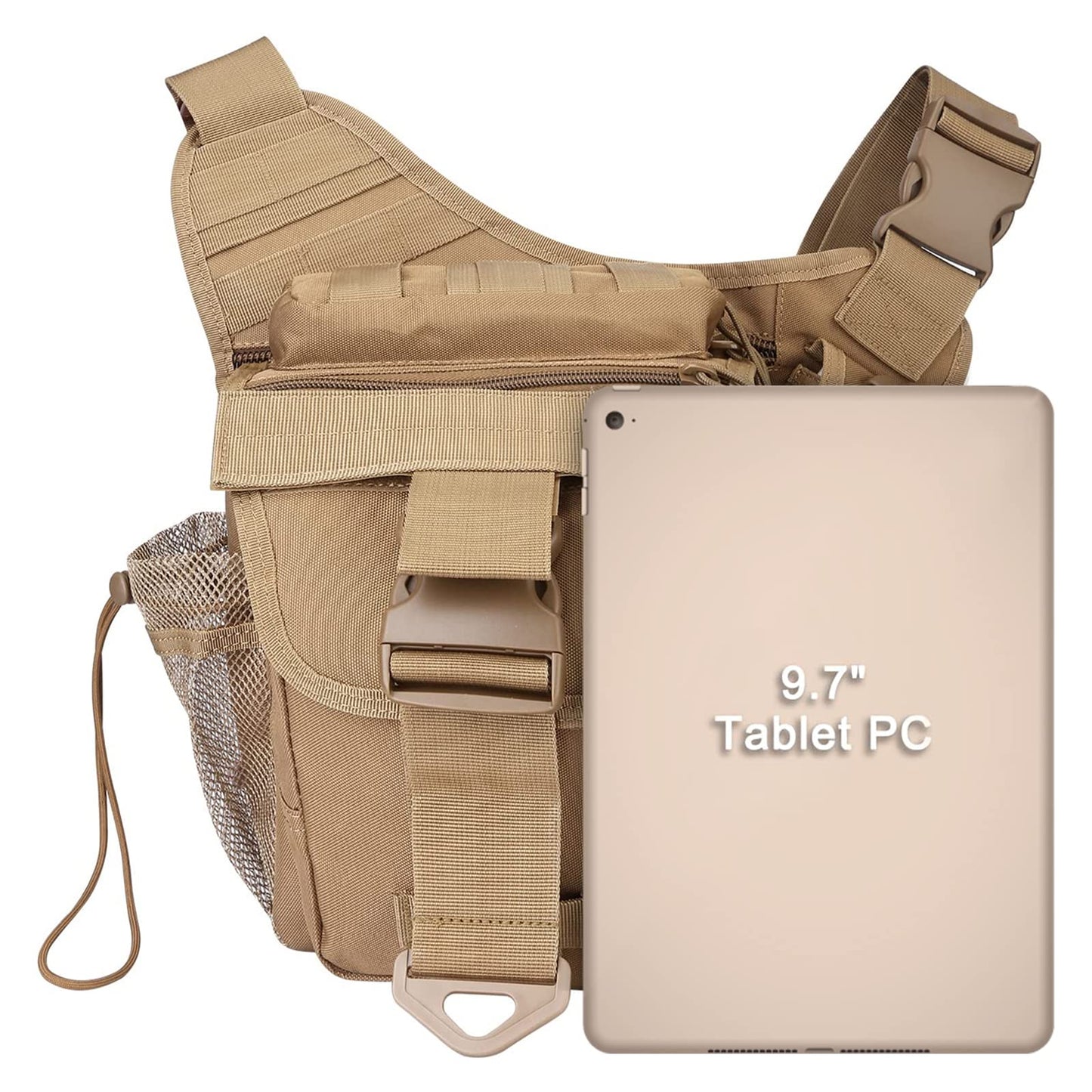 G4Free Tactical Messenger Fishing Tackle Side Bag