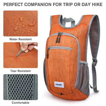 G4Free 10L/15L Lightweight Hiking Backpack 