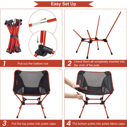 G4Free Ultralight Compact Backpacking Folding Chairs