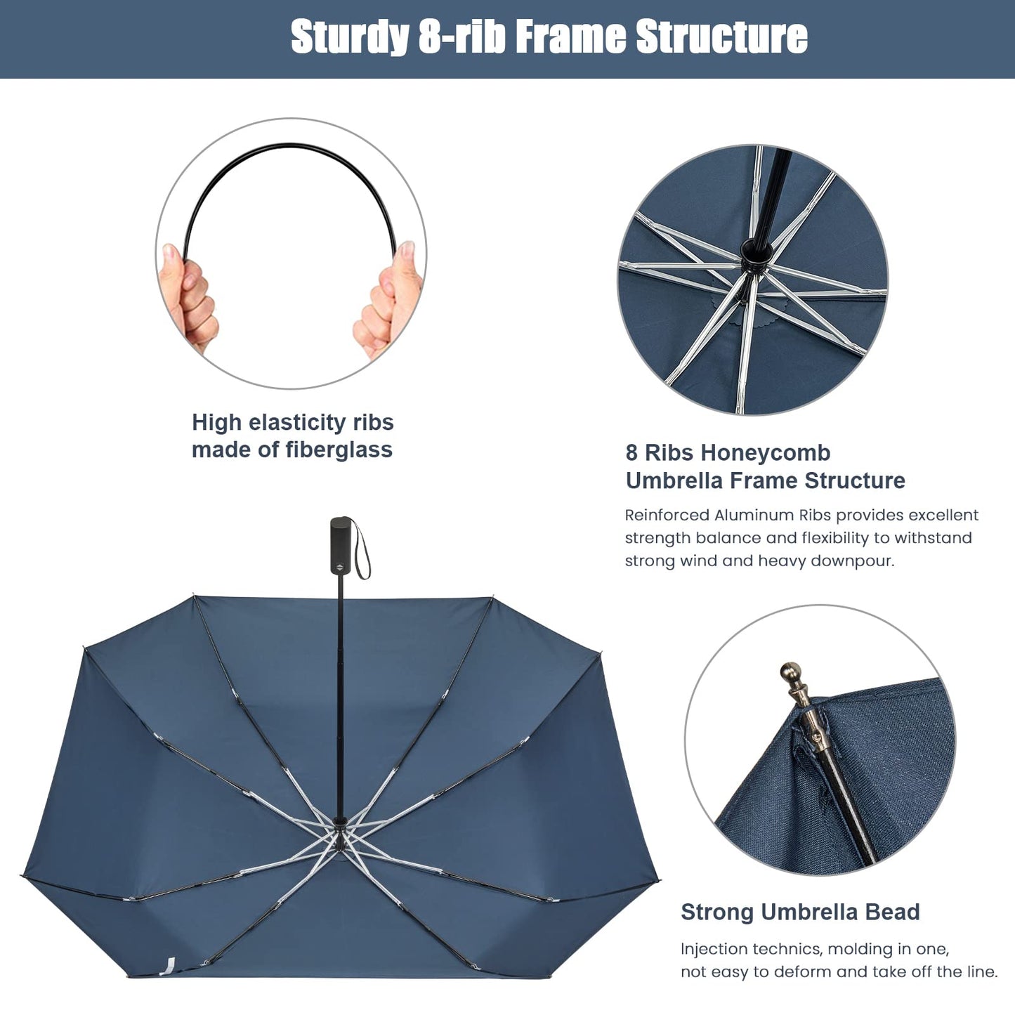 G4Free 54 Inch Large Golf Umbrella