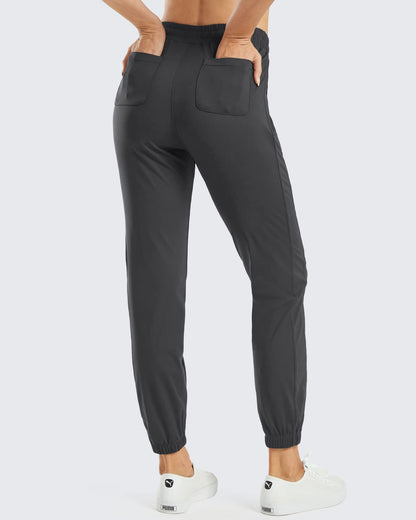 G4Free Womens Golf Pants Tapered Joggers with 4 Pockets