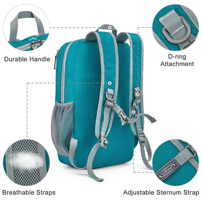 G4Free 16L Lightweight Hiking Daypack Packable