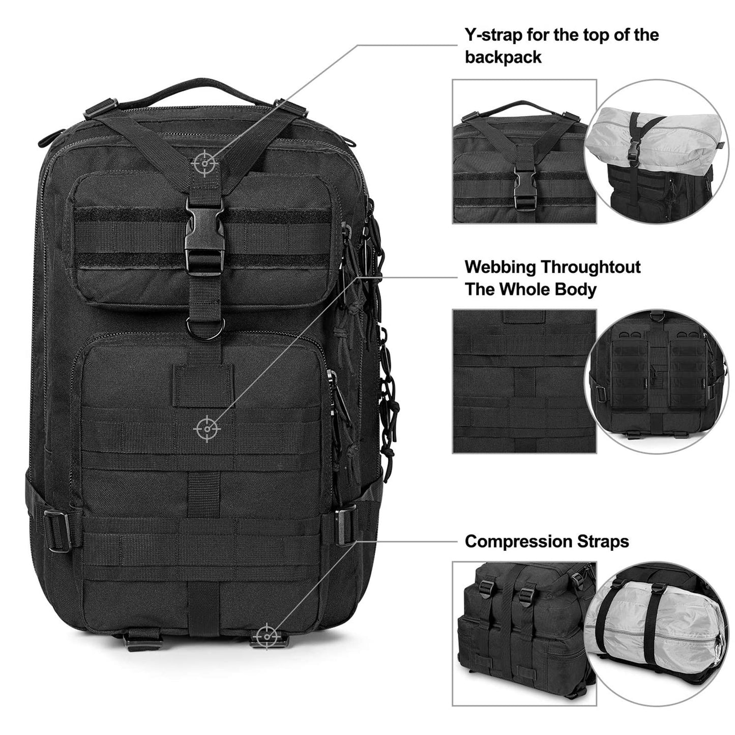 G4Free Tactical Shoulder Backpack