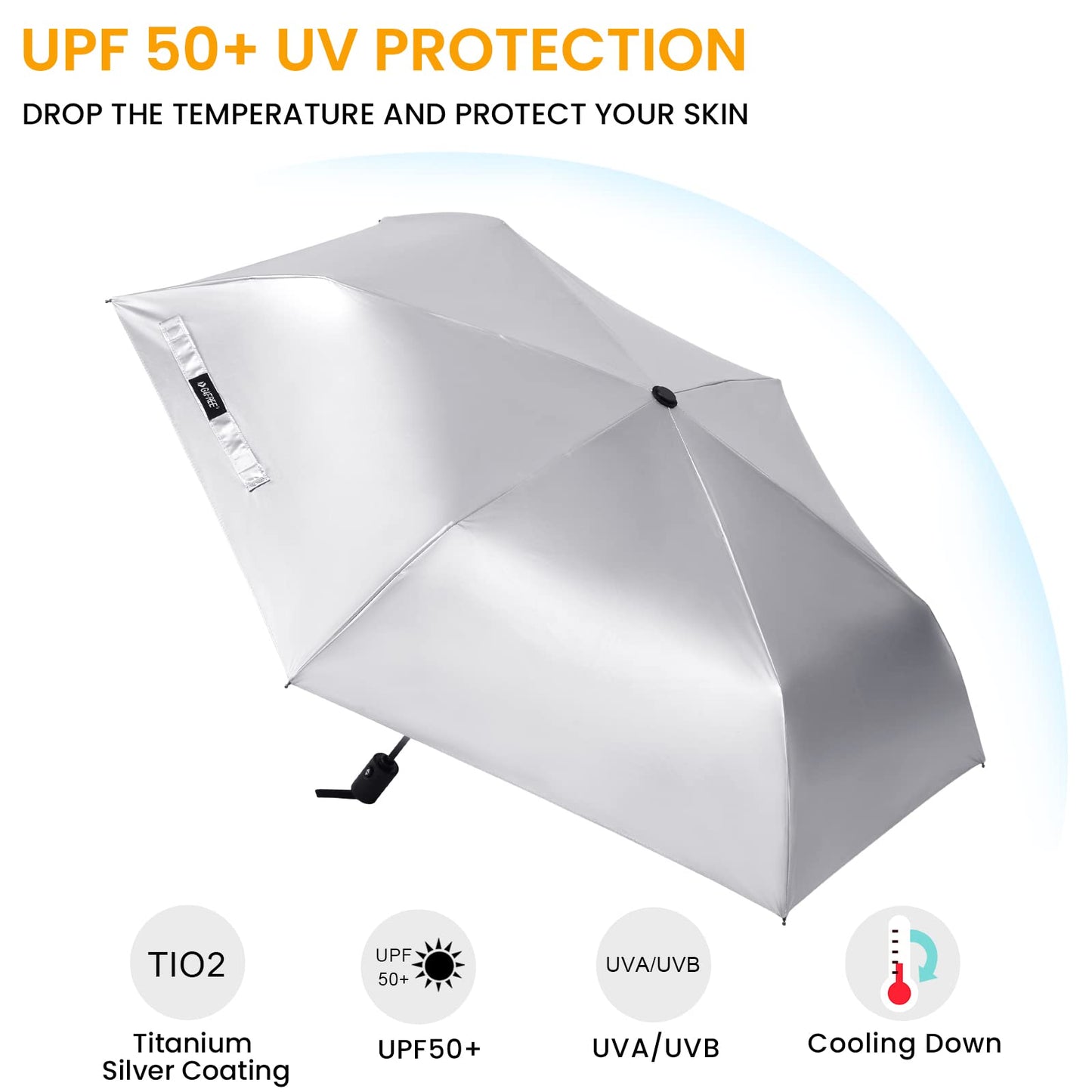G4Free Small Mini UV Protection Travel Umbrella