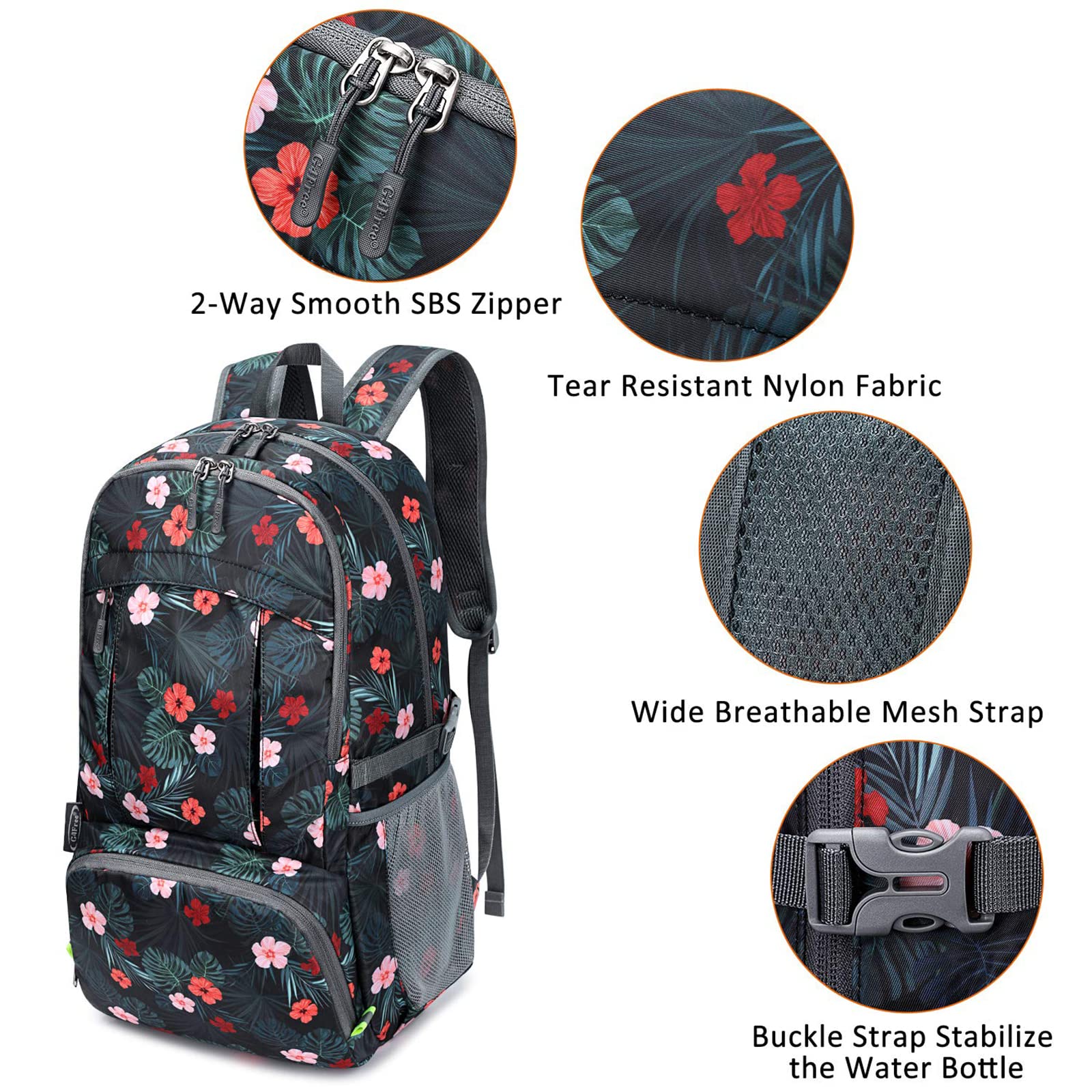 40L Packable Hiking Backpack - Lightweight for Travel & Hikes