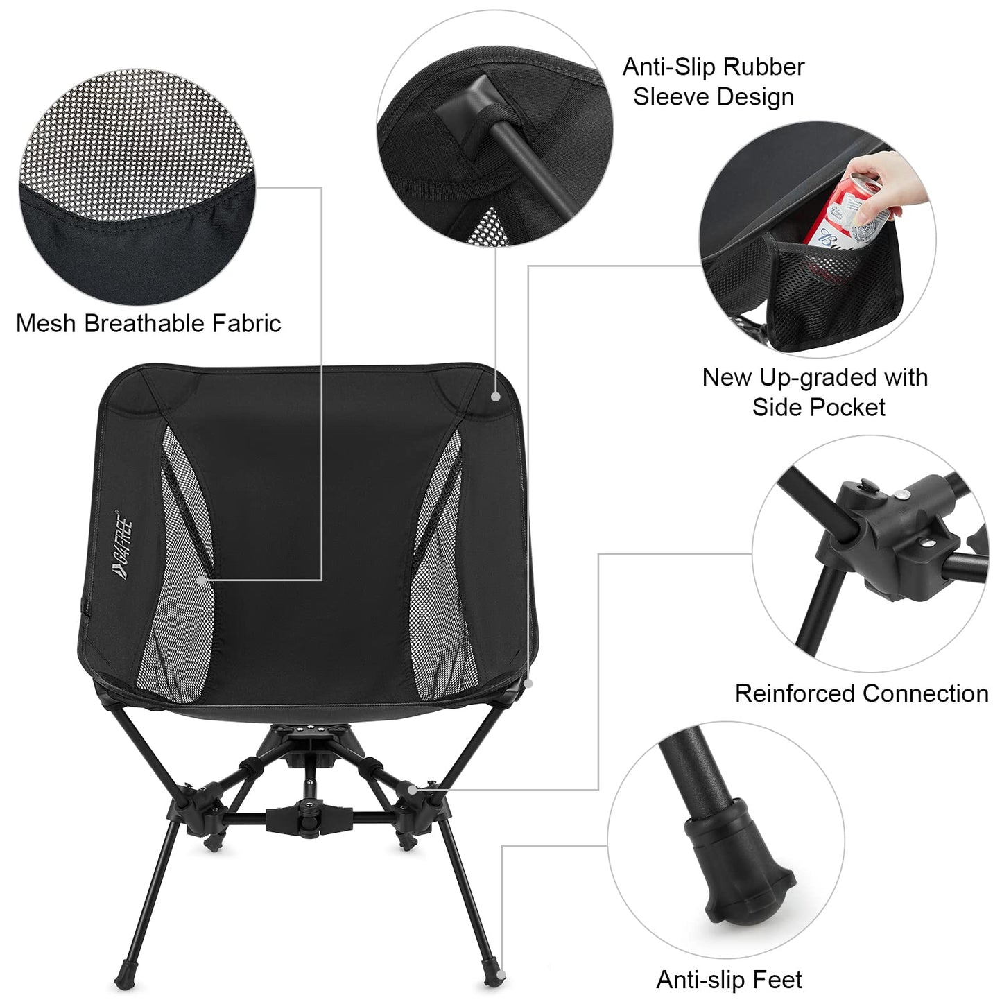 G4Free Ultralight Compact Backpacking Folding Chairs
