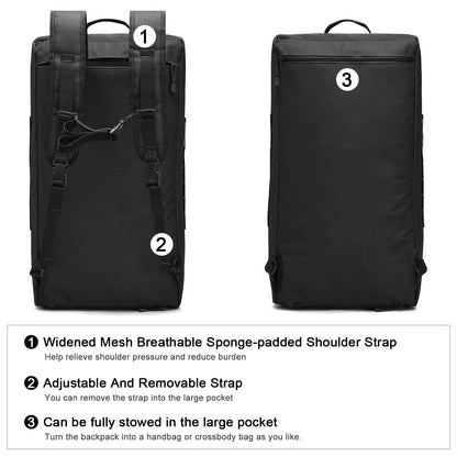 G4Free 70L Large Duffle Bag Men Sports Gym Backpack