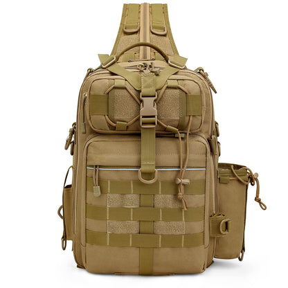 G4Free Fishing Tackle Storage Bag Outdoor Shoulder Backpack with Rod Holder