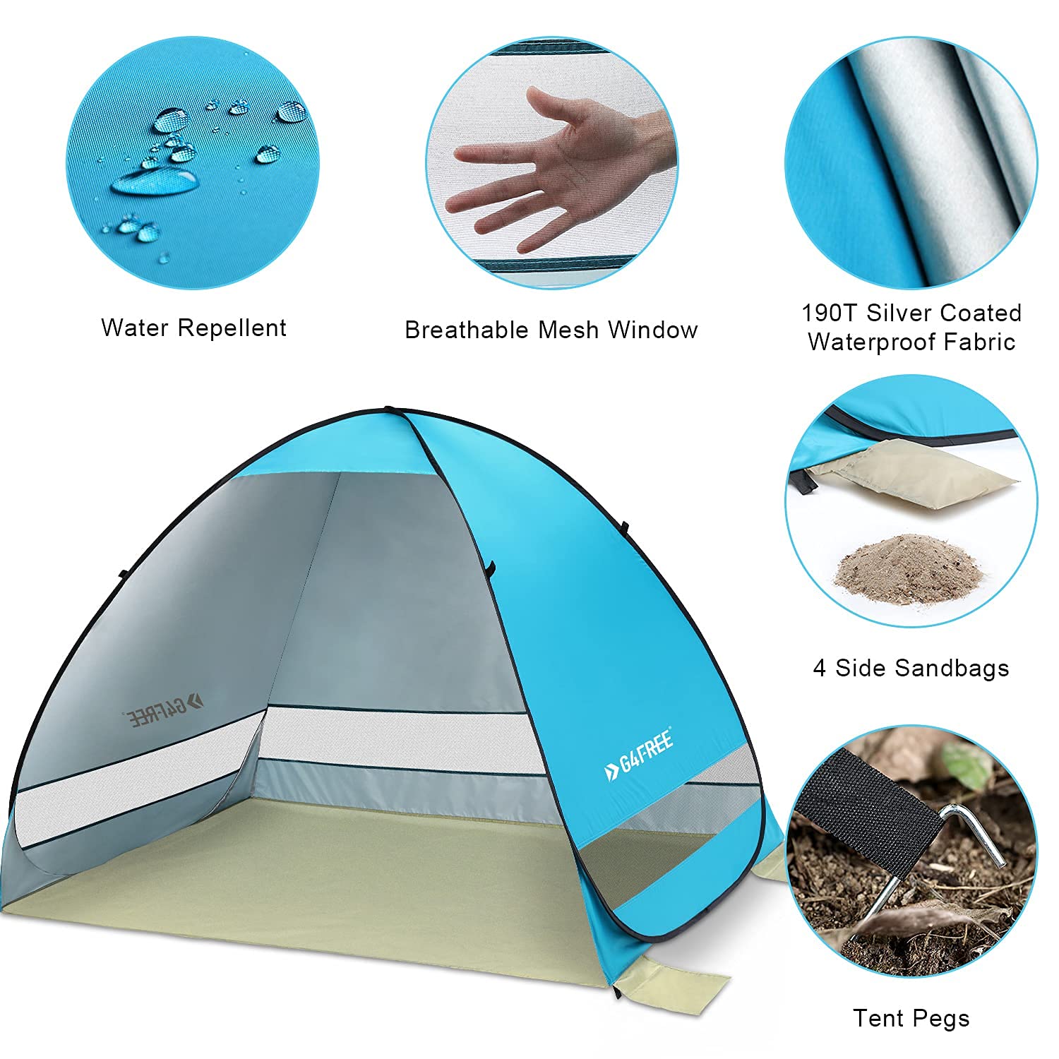 G4free pop up tent best sale