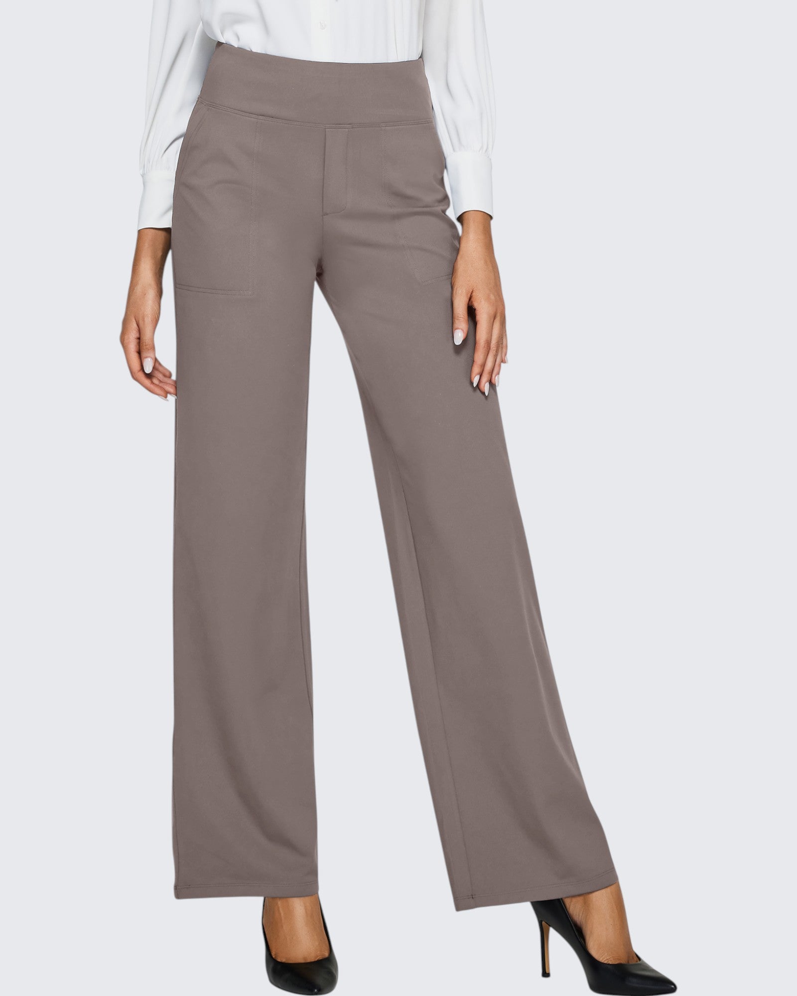 G4free Loose High-Waist Business Casual Pants 