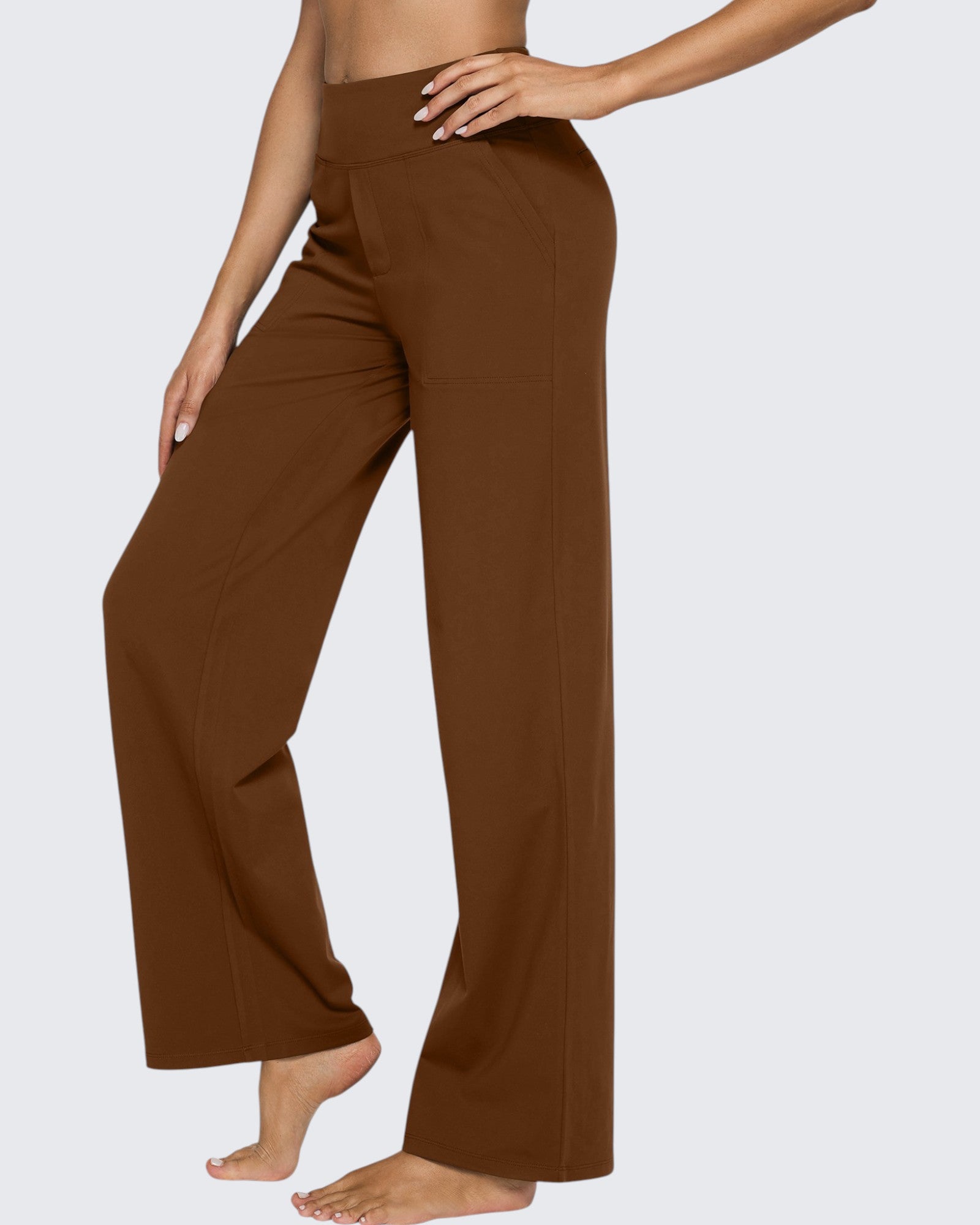G4free Loose High-Waist Business Casual Pants 