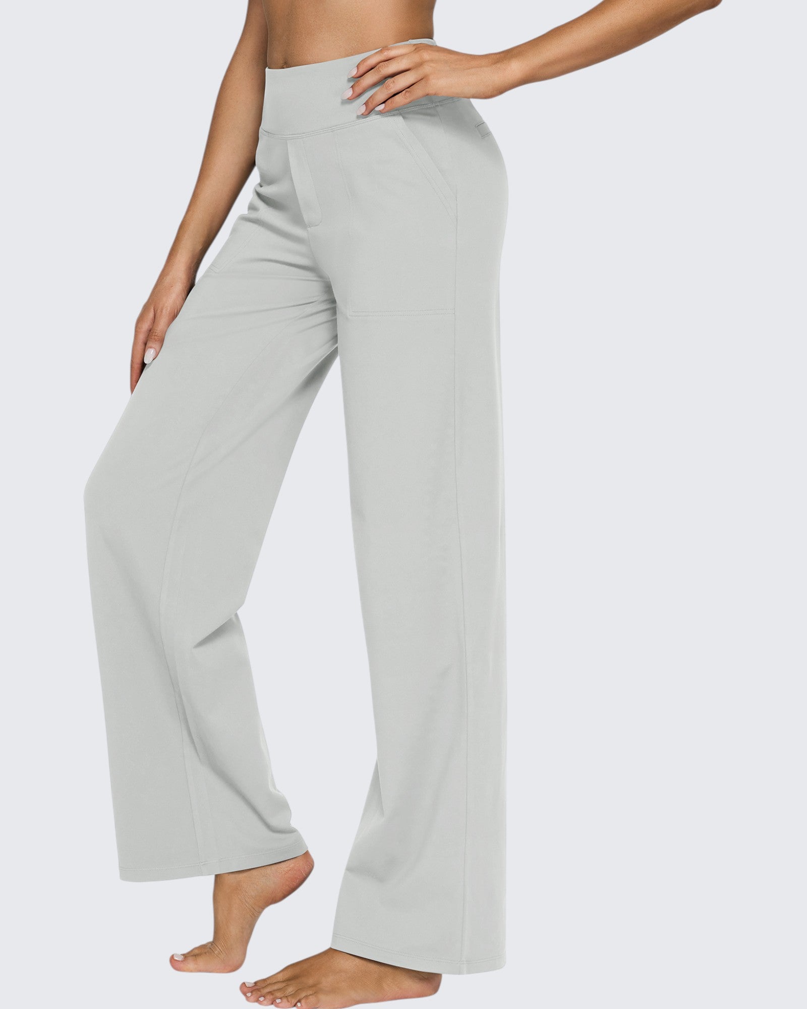 G4free Loose High-Waist Business Casual Pants 