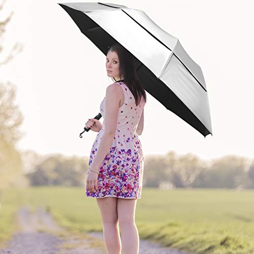 G4Free 62 Inch Portable UV Protection Automatic Big Sun Umbrella