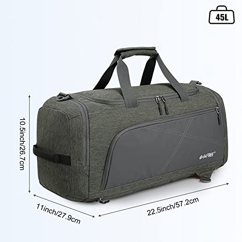 Gym Bags for Men Gym Duffle Bag Backpack 3-Way Sports Duffel Bags for Men  with Shoe Compartment & Wet Pocket